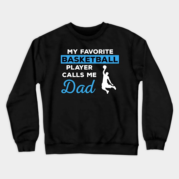 Basketball Dad Crewneck Sweatshirt by mikevdv2001